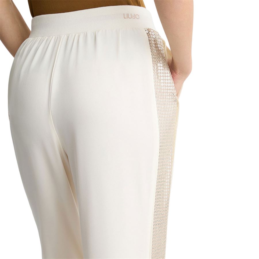 Pantaloni tuta da donna con paillettes Liu Jo | TA5264TS423M9185